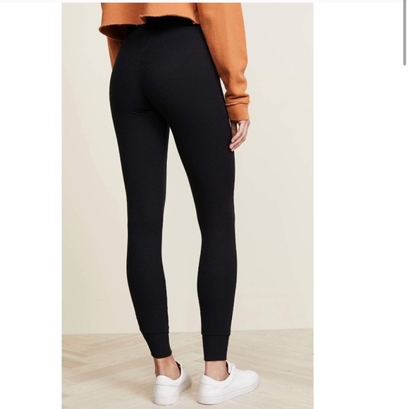 ATM Micromodal Super Soft Yoga Pants in Black. - Picture 2 of 8